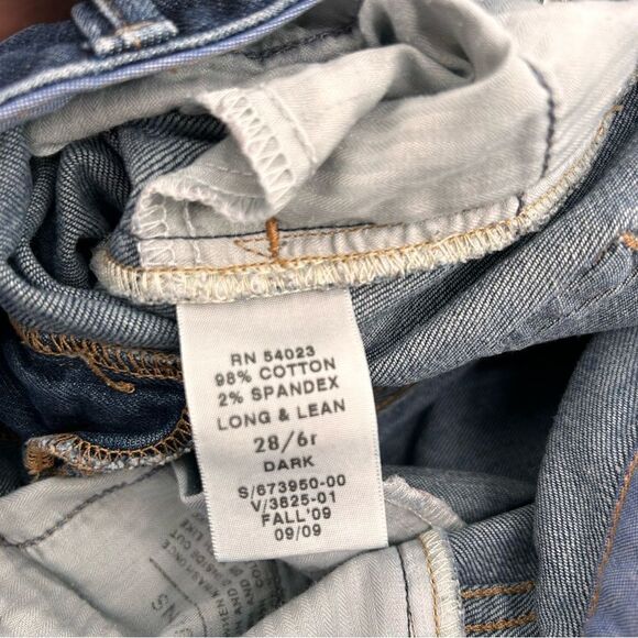 Y2K gap long and lean size 28r flare low rise jeans - Picture 7 of 7